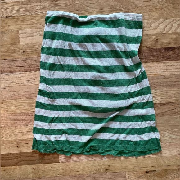 Inhabit Striped Tie Back Tube Top - Picture 4 of 8